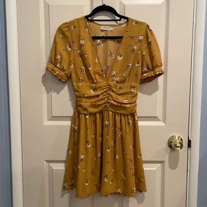 Floral short sleeve dress